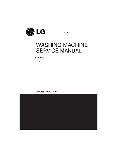 LG MFL30599132 LG WM2701H Washer Service Manual  LG MFL30599132 LG WM2701H Washer Service Manual.pdf