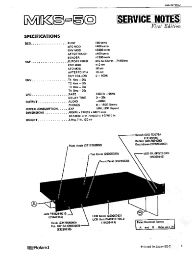 Roland Roland MKS-50 Service Manual  Roland Roland MKS-50 Service Manual.pdf