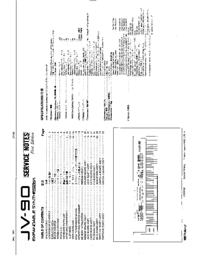 Roland Roland JV-90 Service Notes  Roland Roland JV-90 Service Notes.pdf