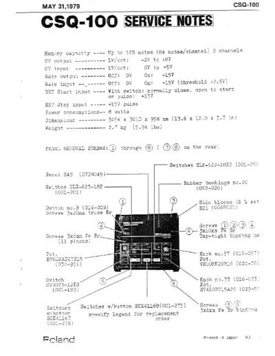 Roland RolandCSQ-100-ServiceNotes  Roland RolandCSQ-100-ServiceNotes.pdf