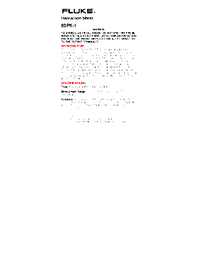 Fluke FLUKE 80PK-1 Instruction  Fluke FLUKE 80PK-1 Instruction.pdf