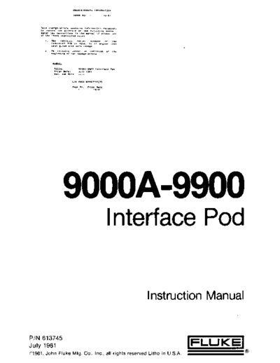 Fluke 9900Pod  Fluke 9900Pod.pdf