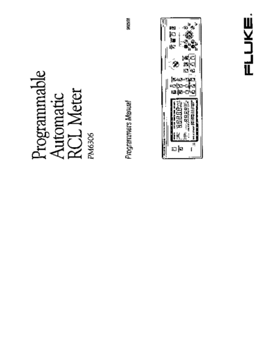 Fluke FLUKE PM6306 Programmer  Fluke FLUKE PM6306 Programmer.pdf