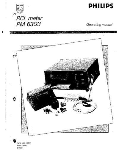 Fluke FLUKE PM6303 Operating  Fluke FLUKE PM6303 Operating.pdf