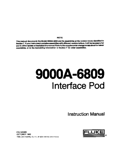 Fluke 6809Pod  Fluke 6809Pod.pdf