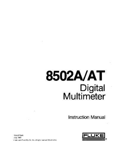 Fluke 8502A  Fluke 8502A.pdf