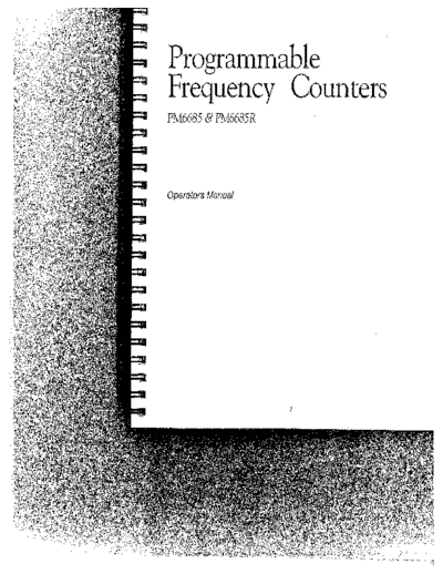 Fluke FLUKE PM6685 252C PM6685R Operator  Fluke FLUKE PM6685_252C PM6685R Operator.pdf