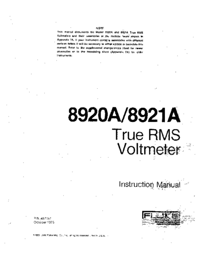 Fluke 8920A 252C 21A Instruction  Fluke FLUKE 8920A_252C 21A Instruction.pdf