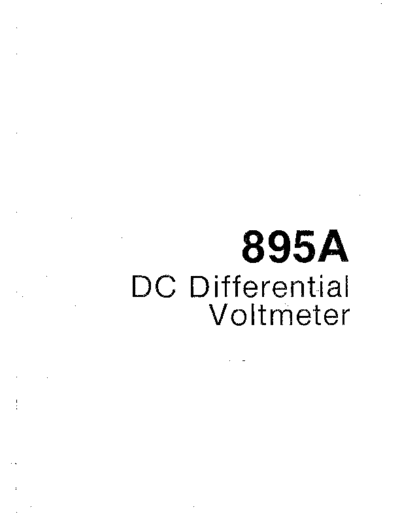 Fluke 895A Instruction  Fluke FLUKE 895A Instruction.pdf