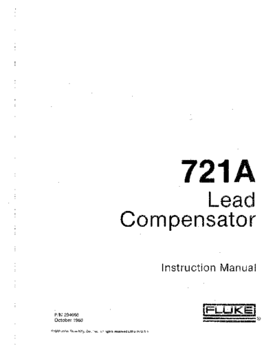 Fluke 721A Instruction  Fluke FLUKE 721A Instruction.pdf
