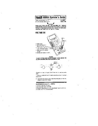 Fluke FLUKE 8060A Operator  Fluke FLUKE 8060A Operator.pdf
