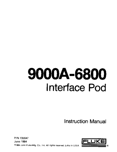 Fluke 6800Pod  Fluke 6800Pod.pdf