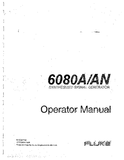 Fluke 6080A Operator  Fluke FLUKE 6080A Operator.pdf