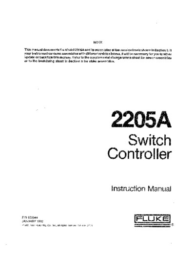Fluke 2205A Instruction  Fluke FLUKE 2205A Instruction.pdf