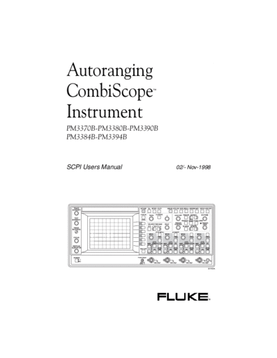Fluke Fluke PM 3370 252C 3380 252C 3390 Series SCPI User 2527s Manual  Fluke Fluke PM 3370_252C 3380_252C 3390 Series SCPI User_2527s Manual.pdf