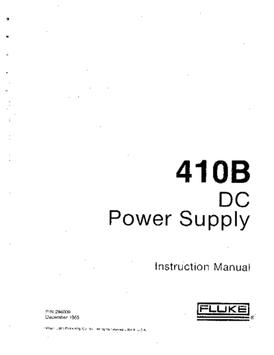 Fluke 410B Instruction  Fluke FLUKE 410B Instruction.pdf