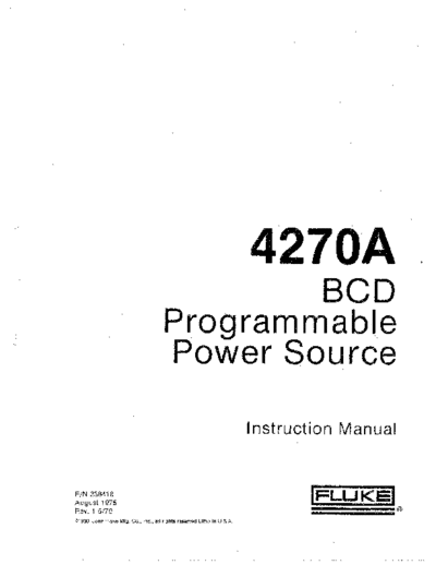 Fluke 4270A Instruction  Fluke FLUKE 4270A Instruction.pdf