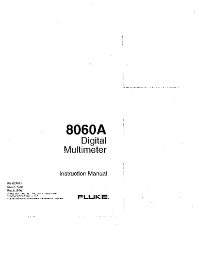 Fluke FLUKE 8060A Instruction  Fluke FLUKE 8060A Instruction.pdf