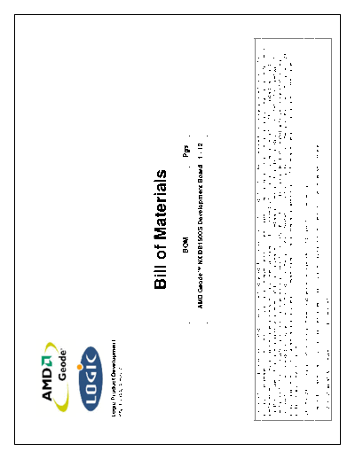 AMD 1004535A nxdb1500s bom  AMD 1004535A_nxdb1500s_bom.pdf