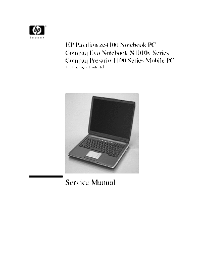 Compaq-HP Compaq Evo Notebook N1010v Series  Compaq-HP Compaq Evo Notebook N1010v Series.pdf