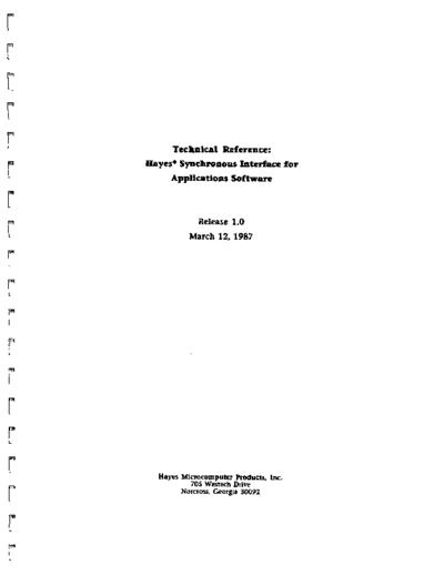 hayes Hayes Technical Reference Hayes Synchronous Interface For Application Software Mar1987  hayes Hayes_Technical_Reference_Hayes_Synchronous_Interface_For_Application_Software_Mar1987.pdf