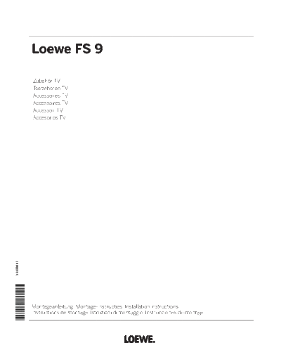 Loewe 36850000 AI Loewe FS 9 1l 170325  Loewe Assembly_Instructions 72885x00_FS_9.65 36850000_AI_Loewe_FS_9_1l_170325.pdf