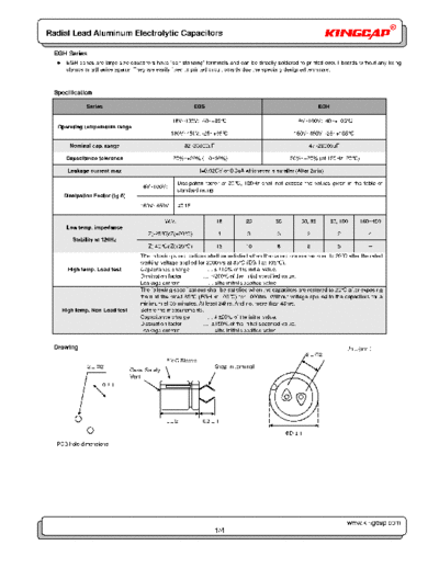 Kingcap [snap-in] EGH Series  . Electronic Components Datasheets Passive components capacitors Kingcap Kingcap [snap-in] EGH Series.pdf