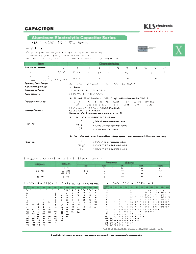 KLS 2012 [radial thru-hole] TR Series  . Electronic Components Datasheets Passive components capacitors KLS KLS 2012 [radial thru-hole] TR Series.pdf