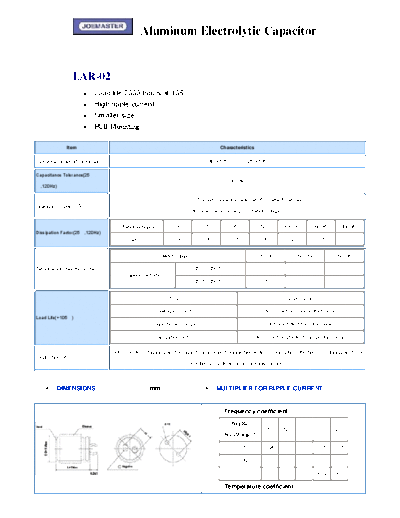 Joemaster [snap-in] LAR-02 Series  . Electronic Components Datasheets Passive components capacitors Joemaster Joemaster [snap-in] LAR-02 Series.pdf