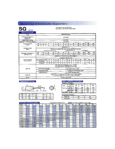 Chang-Chang [radial thru-hole] SG Series  . Electronic Components Datasheets Passive components capacitors Chang-Chang chang-chang [radial thru-hole] SG Series.pdf