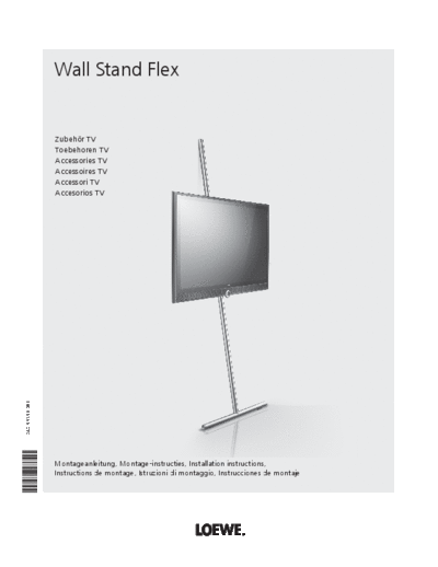 Loewe 35135001 W S Flex NET 12 06 21.indd  Loewe Assembly_Instructions 71277B00_Wall Stand Flex 35135001_W S Flex_NET_12_06_21.indd.pdf