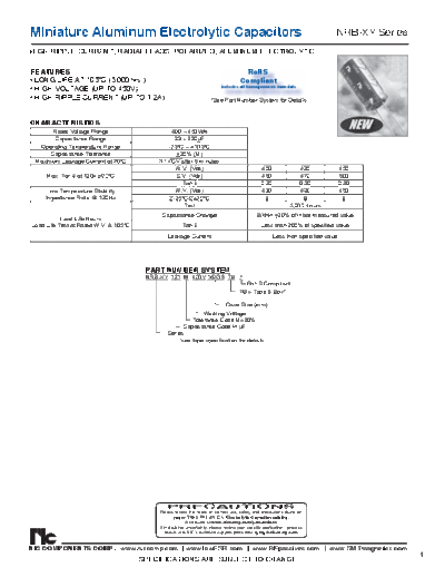 NIC [radial thru-hole] NRBXY Series  . Electronic Components Datasheets Passive components capacitors NIC NIC [radial thru-hole] NRBXY Series.pdf