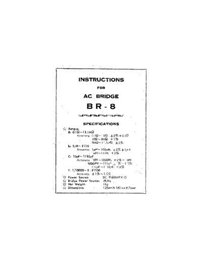 Belco br-8 bridge  . Rare and Ancient Equipment Belco belco_br-8_bridge.pdf