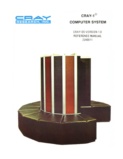 cray 2240011E Cray-OS Ver 1.0 Reference Jul78  cray COS 2240011E_Cray-OS_Ver_1.0_Reference_Jul78.pdf