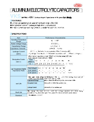 Ltec Ltec [smd] VKS series  . Electronic Components Datasheets Passive components capacitors Ltec Ltec [smd] VKS series.pdf