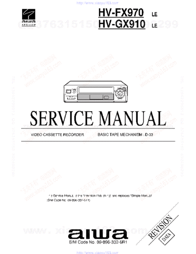 AIWA hvfx970  AIWA Video HV-GX910 hvfx970.pdf