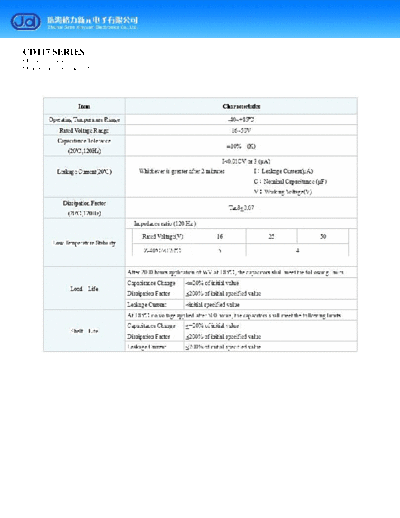 J.d [Gree] J.d [radial thru-hole] CD117 Series  . Electronic Components Datasheets Passive components capacitors J.d [Gree] J.d [radial thru-hole] CD117 Series.pdf