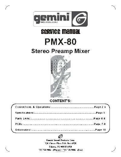 GEMINI hfe gemini pmx-80 service  GEMINI Audio PMX-80 hfe_gemini_pmx-80_service.pdf