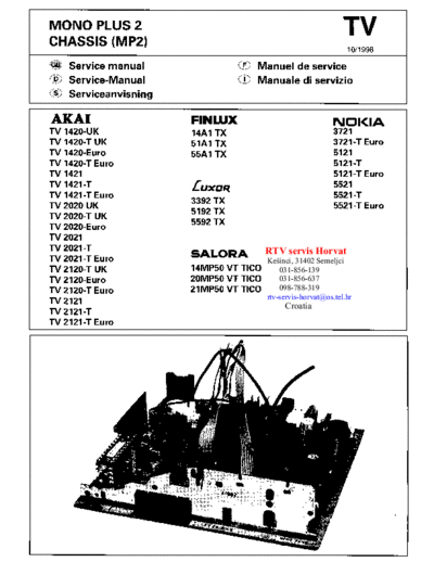 NOKIA itt chassis monoplus2  NOKIA TV itt_chassis_monoplus2.pdf