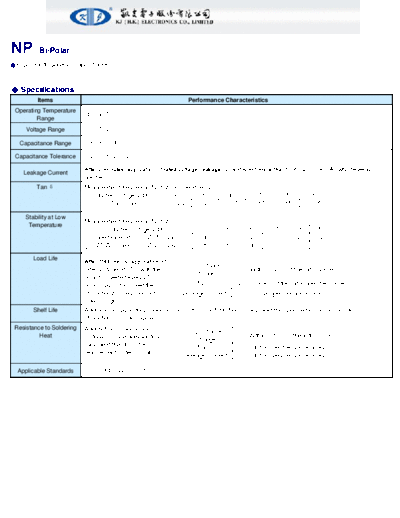 KJ [bi-polar smd] NP Series  . Electronic Components Datasheets Passive components capacitors KJ KJ [bi-polar smd] NP Series.pdf