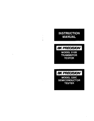 B&K BK 510B 520C manual  . Rare and Ancient Equipment B&K BK_510B_520C_manual.pdf