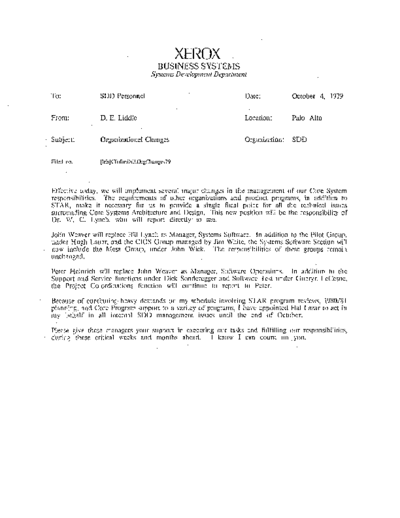 xerox 19791004_Organizational_Changes  xerox sdd memos_1979 19791004_Organizational_Changes.pdf