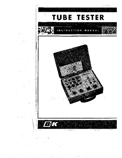 B&K 606 Instruction Manual  . Rare and Ancient Equipment B&K 606_Instruction_Manual.pdf
