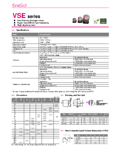 Enesol-Matsuki Matsuki-Enesol (MPCAP-EneCAP) [SMD polymer] VSE Series  . Electronic Components Datasheets Passive components capacitors Enesol-Matsuki Matsuki-Enesol (MPCAP-EneCAP) [SMD polymer] VSE Series.pdf