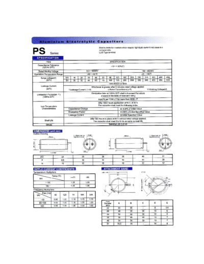 Chang-Chang [lug-terminals] PS Series  . Electronic Components Datasheets Passive components capacitors Chang-Chang chang-chang [lug-terminals] PS Series.pdf
