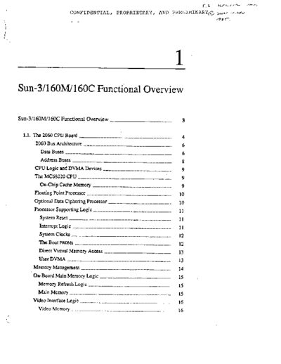 sun Sun-3 160 Functional Overview  sun sun3 Sun-3_160_Functional_Overview.pdf