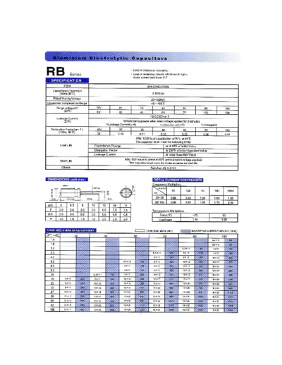 Chang-Chang [bi-polar thru-hole] RB Series  . Electronic Components Datasheets Passive components capacitors Chang-Chang chang-chang [bi-polar thru-hole] RB Series.pdf