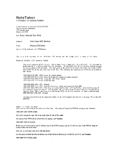 xerox 19781010 NoteTaker IO Devices  xerox notetaker memos 19781010_NoteTaker_IO_Devices.pdf