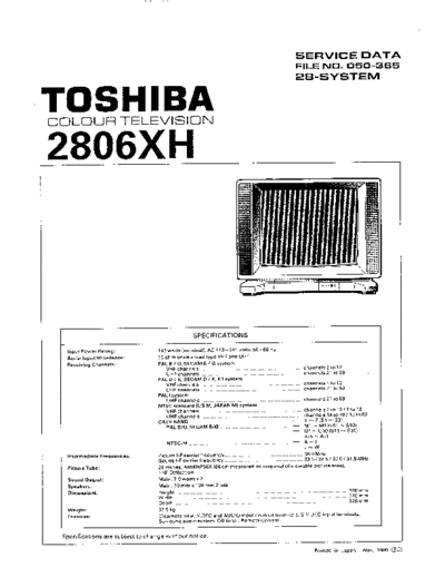 TOSHIBA toshiba 2806xh 113  TOSHIBA TV toshiba_2806xh_113.pdf