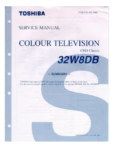 TOSHIBA toshiba 28w8db 32w8db  TOSHIBA TV toshiba_28w8db_32w8db.pdf